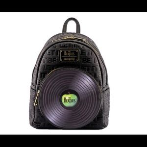 THE BEATLES LET IT BE VINYL RECORD MINI BACKPACK